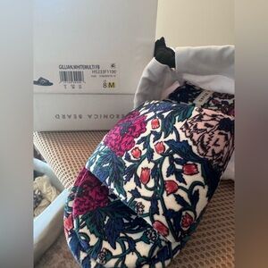 Veronica Beard GILLIAN Floral Slides Sandals or Slipper